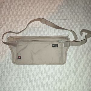 Beige Waist Belt Bag